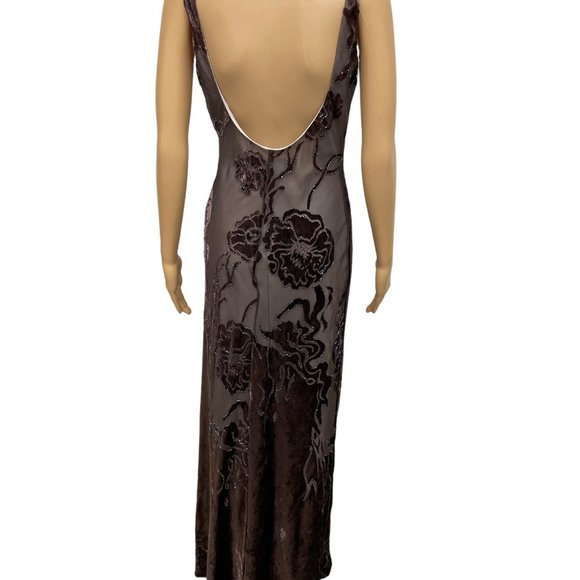 Velvet Palachi Floral Gown - Picture 7 of 7